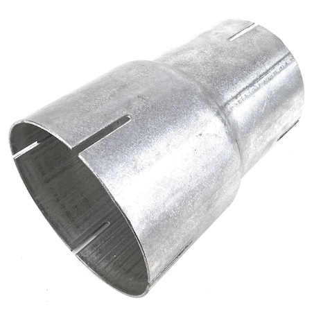 Heavy Duty Mfg Reducer, Exhaust Pipe, Tail Pipe, For Id Outlet, Aluminized, 4 In. Id, 3-1/2 Id, 6 In. Lng 28-435A
